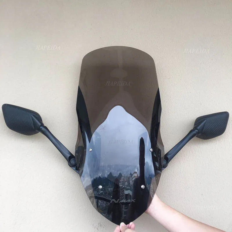 Modified Motorcycle nmax 2021 windscreen bracket set adjustable windshield stand for yamaha new nmax155 2020-2022 | Автомобили и