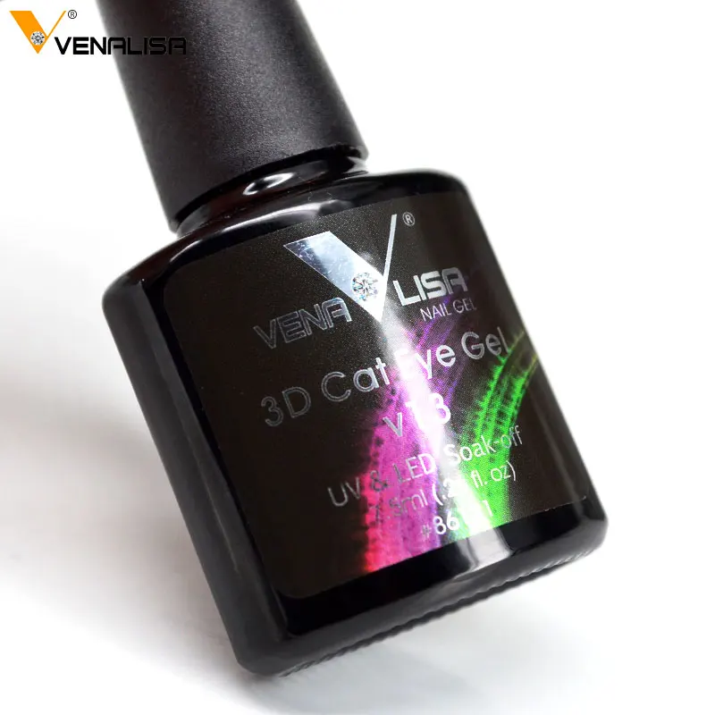 Venalisa, новейший дизайн ногтей, 6 цветов, звездное, 3D, металлический хамелеон, меняющий цвета, магнитный гель-лаки для кошачьих глаз, лаки для ногтей, гели