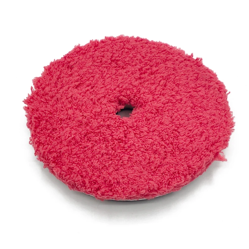 2PCS Car Polishing Pad Microfiber Buffing Removing Wax Buffer Kit Replaceable Disk For Polisher 6 inch Red|Полировальные