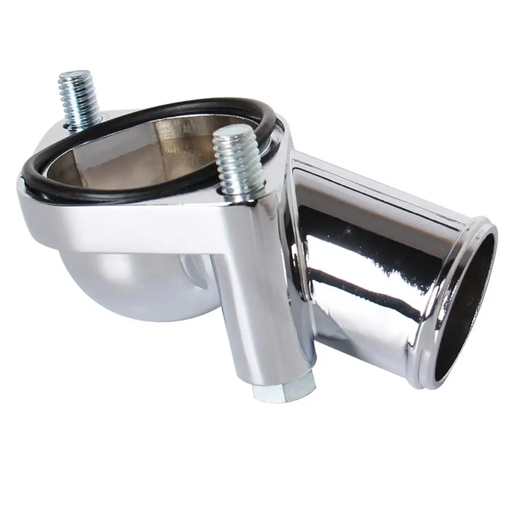 Карбоновая алюминиевая хромированная шейка 45 градусов 2661 корпус термостата для