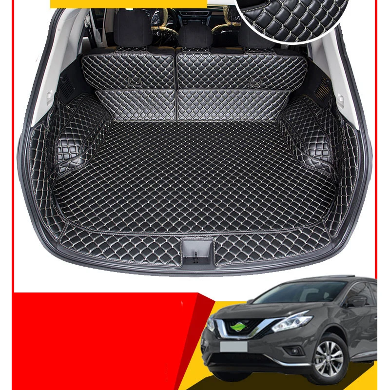 2017 кожаный коврик для багажника автомобиля подкладка груза nissan murano z52 2015 2016 2018 2019