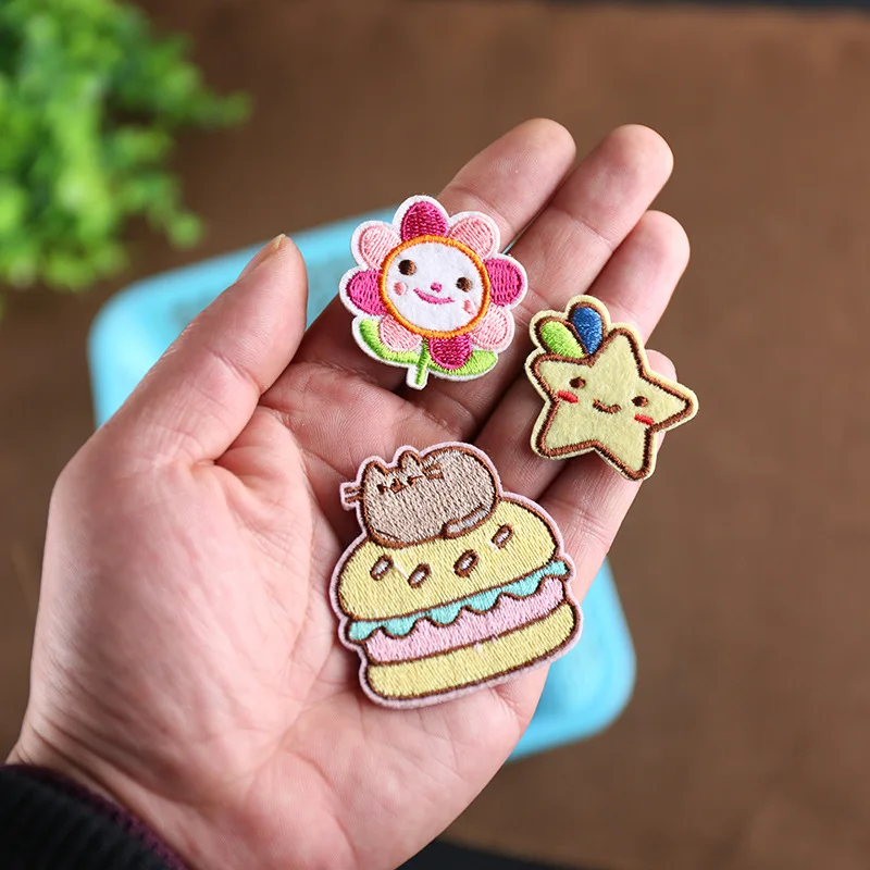 Термоклейкие нашивки для одежды милые джинсов 13 видов стилей