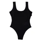 Женский комбинезон без рукавов, повседневный облегающий пляжный комбинезон с открытой спиной, однотонный боди, лето-осень