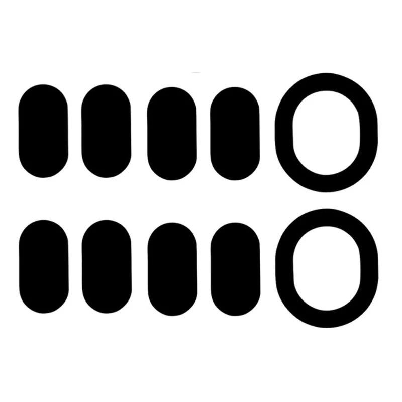 

2Sets 0.6mm Mouse Feet Mouse Skates for logitech G102 Mouse