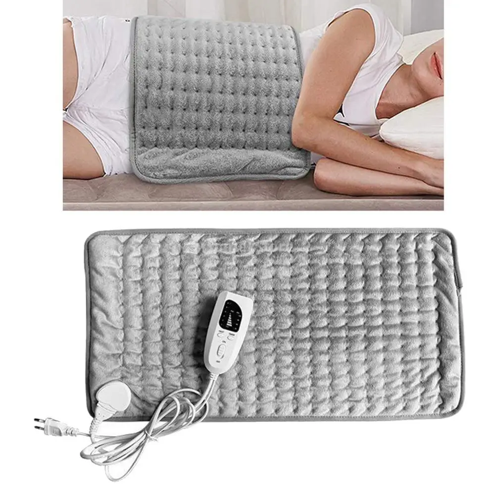 

Heating Pad 6-Level Adjustable Electric Heating Pad Heat Therapy Mat Body Pain Relief Mat Waist Back Pain Relief Winter Warmer