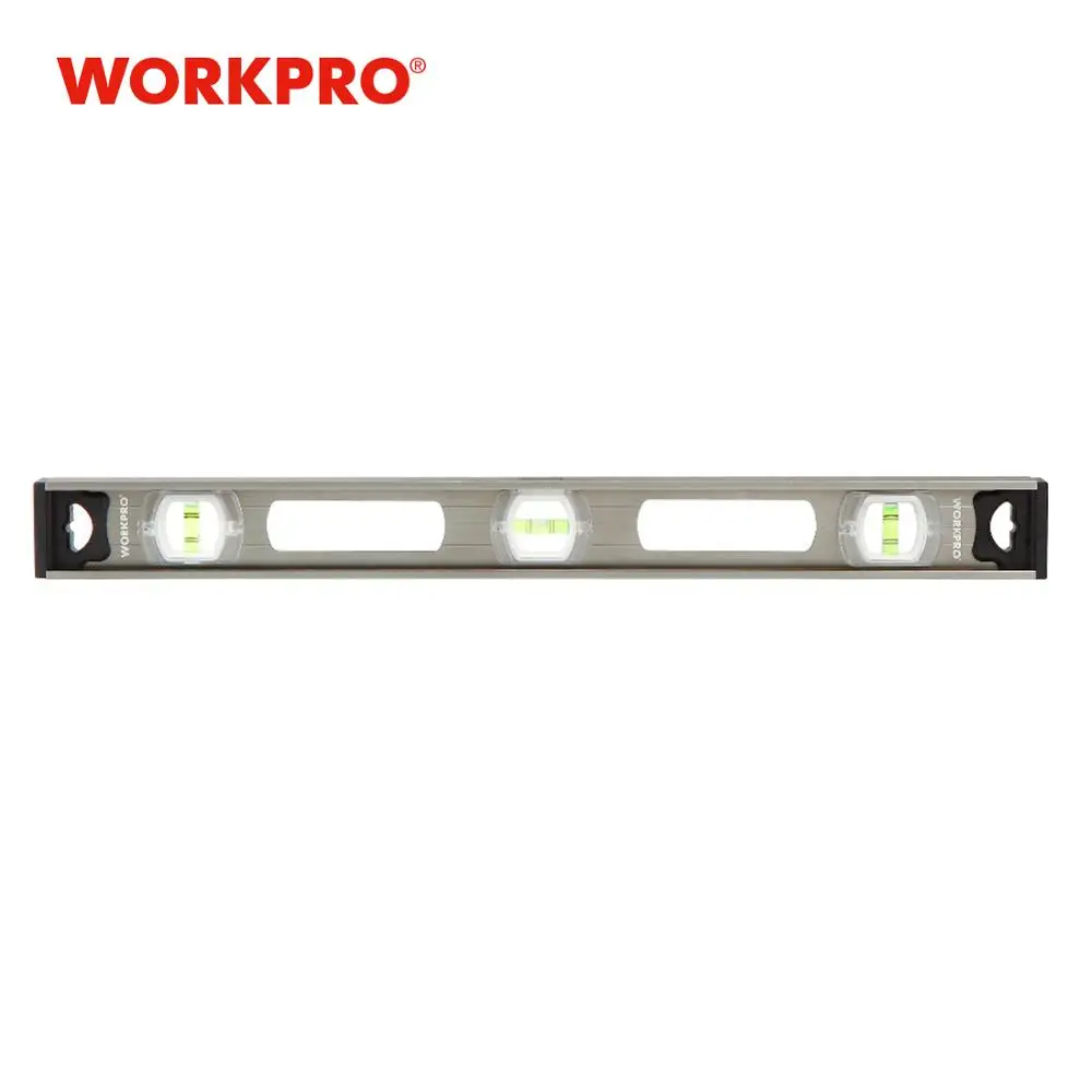 Алюминиевый I лучевой уровень WORKPRO 24 дюйма флуоресцентный 3 уровня высокой видимости флаконов|Приборы для