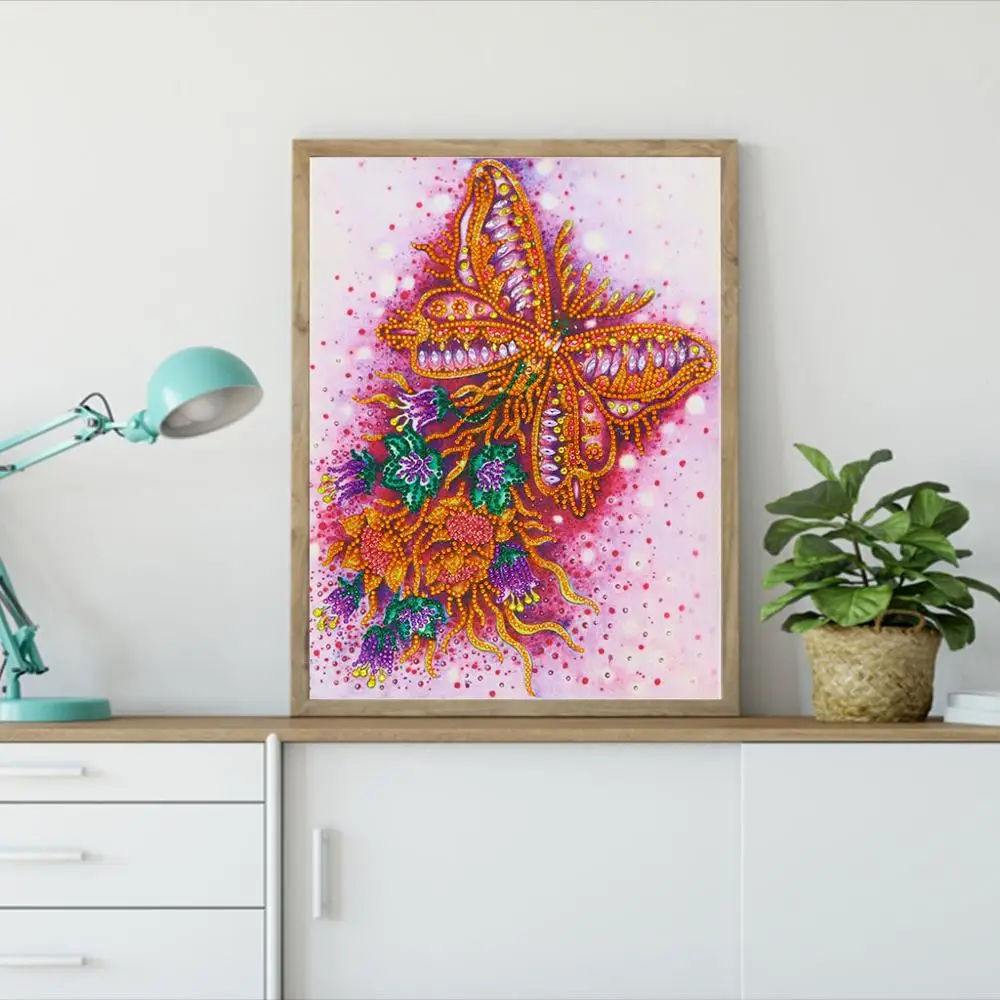 DIY5D алмазная живопись наклейка с инопланетянином бабочкой ручная работа вышивка