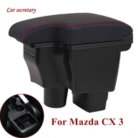 for mazda cx 3 cx 3 armrest box heighten central store content box cup holder ashtray accessories usb charging interface