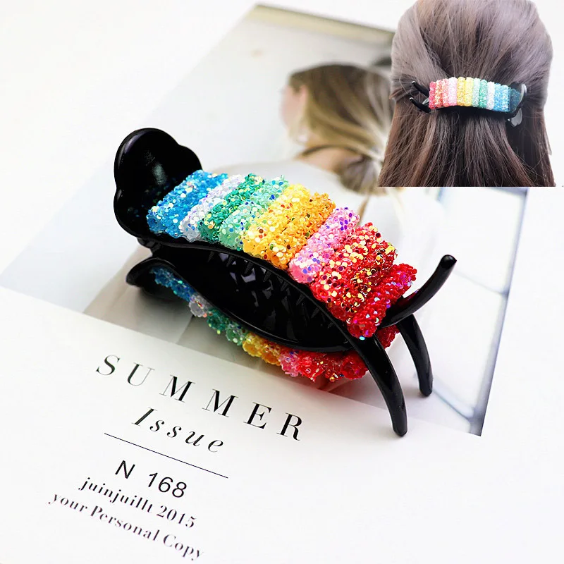 

New Hair Claws Clip Fish Shape Banana Barrettes Black Brown turtle Hairpins Hair Accessories For Women Hair Clip Clamp,ACC152