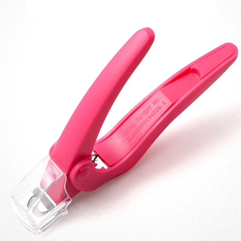 Машинка для стрижки ногтей с УФ гелем накладные кончики кусачки из нержавеющей