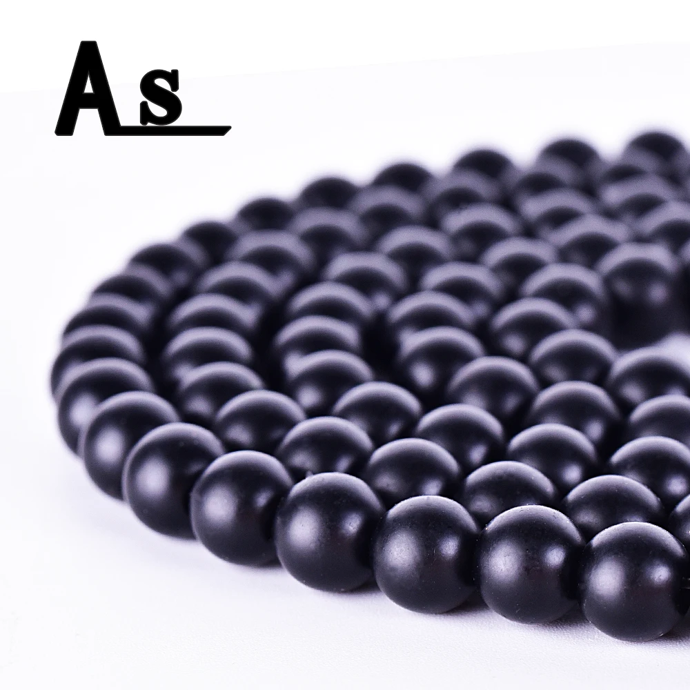 Матовые полированные стеклянные бусины Asingeloo оптовая продажа партия круглых