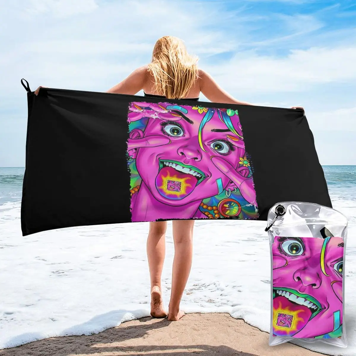 Новый психоделическая футболка сексуальный женский 걸프렌즈 ЛСД Управлением по