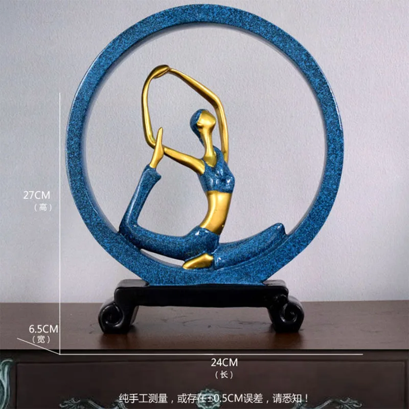 

Literary Reading Girl Yoga Ornaments Dancer Study Bedroom Porch Furnishings Living Room Wine Cabinet Decorations Gifts