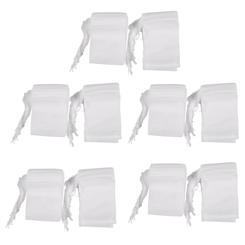 

Hot YO-500 Pcs Disposable Empty Tea Bag String Heat Seal Filter Paper