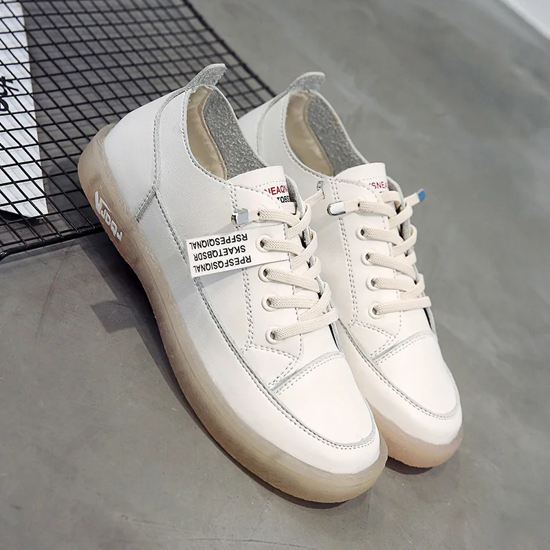 

2021 New Women Casual Sneakers Leather White Sneakers,Breathable Sneakers,Comfort Shoe,Women's Vulcanize Shoes Flat Shoes Female