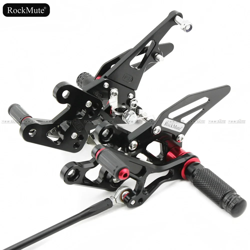 CNC Aluminum Motorcycle Rearset Rear Set Foot Pegs Pedal Footrest For YAMAHA FZ1 2006-2013/ FZ8 2010 2011 2012 2013 Non ABS | Автомобили и