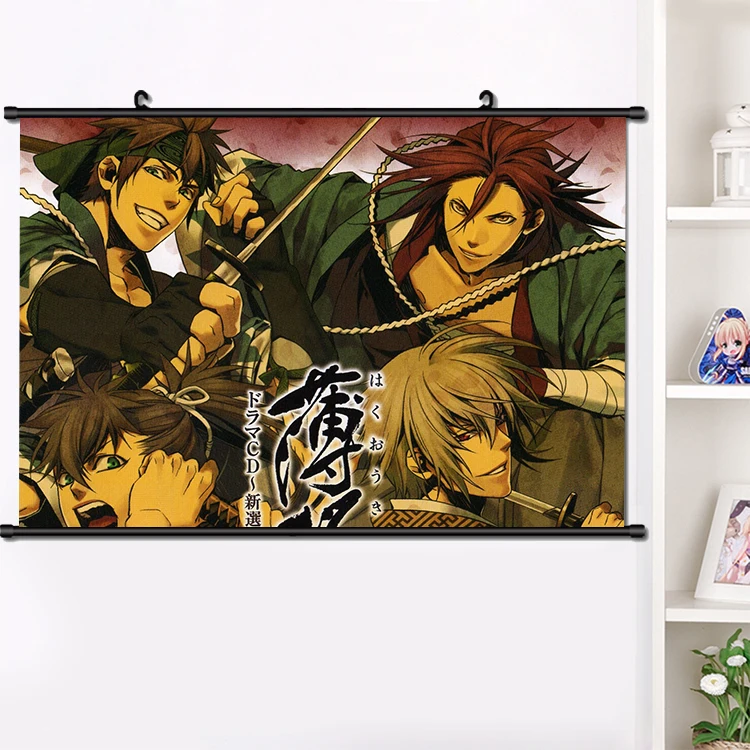Аниме Hakuouki Shinsengumi Kitan Toudou Heisuke настенный постер манга искусственное украшение для