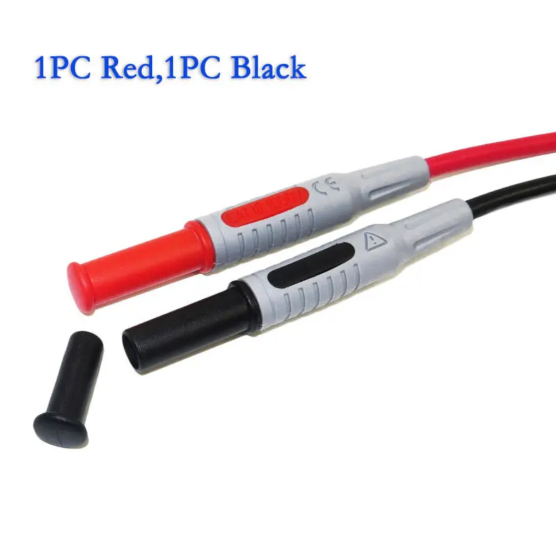 4 мм разъем банана тестовая линия литья под давлением мультиметр Тестовый Кабель