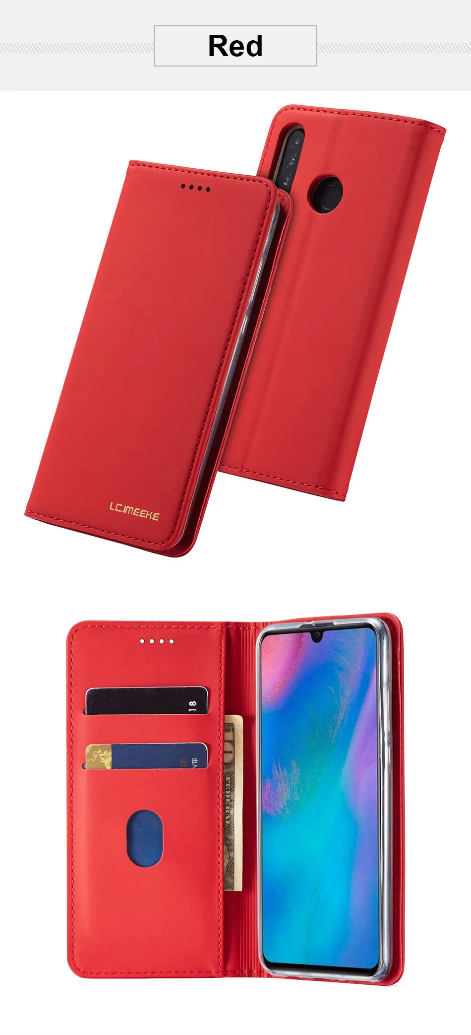 Чехол для huawei P30 Lite, флип-чехол для телефона Магнитный для huawei P30 Lite, кожаный винтажный кошелек, чехлы на huawei P30 Pro, чехол P30