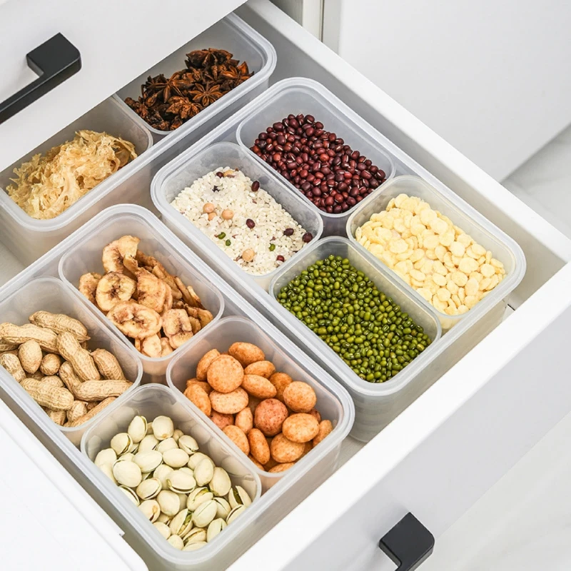 

kitchen gadgets and accessories Style 4 Compartments Refrigerator Storage living room Summer Style Adapt to various scenarios