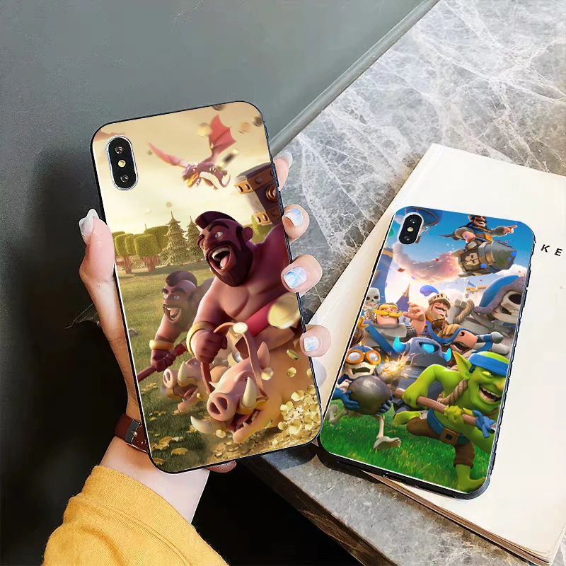 43F Clash DIY роскошный высококачественный силиконовый чехол для iPhone 5 5S SE 2020 6 6S 7 8 Plus X XS