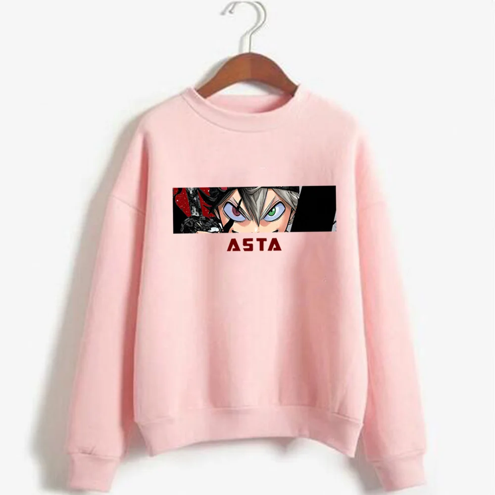 

Black Clover Hoodies Sweatshirt Japanese Anime Harajuku Eyes Cool Printed Men's Fashion Asta Men's Hoodie Casual Sweatshirts