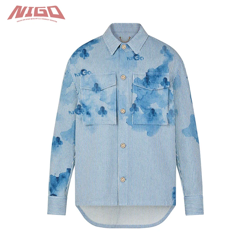 

NIGO 21ss Denim Long Sleeve Shirt #nigo323