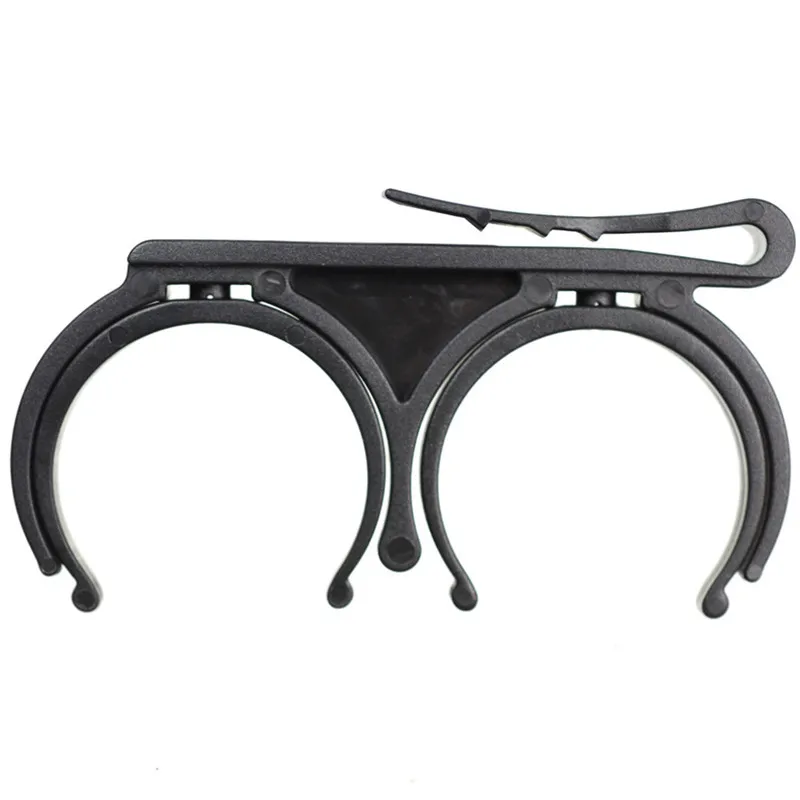 Портативный держатель для мяча гольфа вращающийся черный складной с Двойным