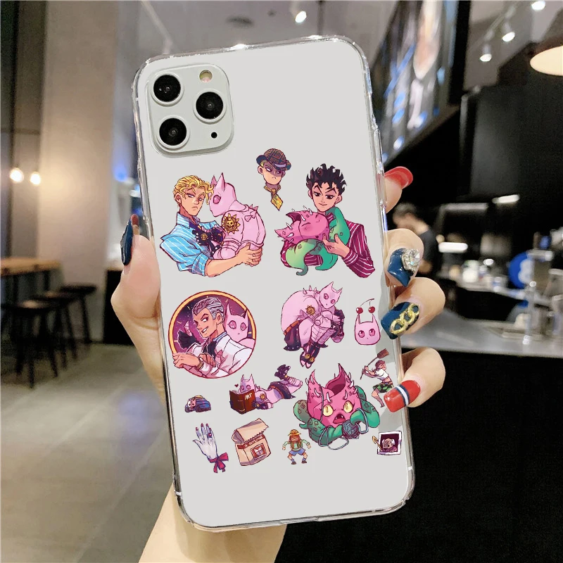 Мягкий чехол накладка с аниме Невероятные приключения небес JoJ0 для Iphones 11 11pro MAX XR