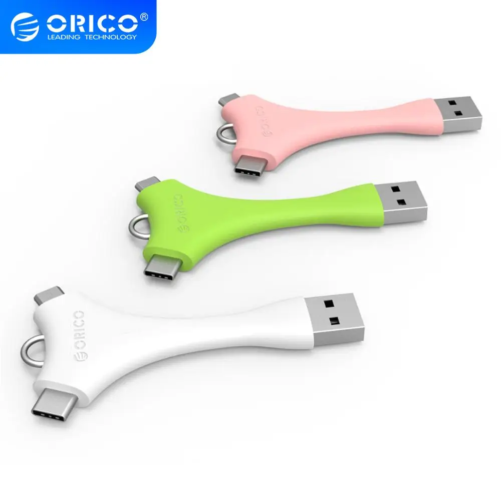 ORICO Micro B Type C 2 в 1 USB зарядный кабель для Huawei Xiaomi Мобильный телефон портативная