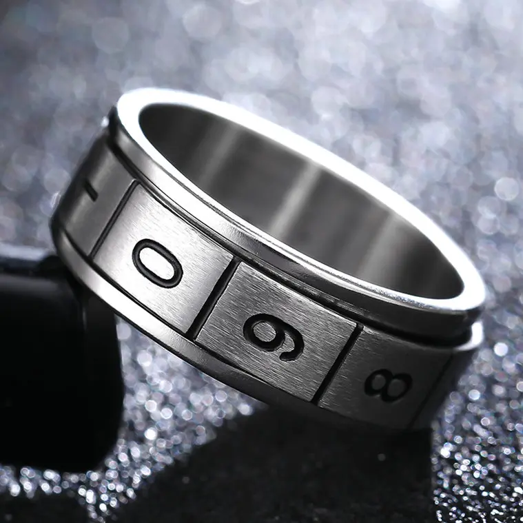 JRV3016 8mm Модное кольцо из титановой стали League of Legends, Новое поступление, мужское кольцо, памятный подарок, индивидуальное кольцо - Цвет основного камня: JRV3016 8mm