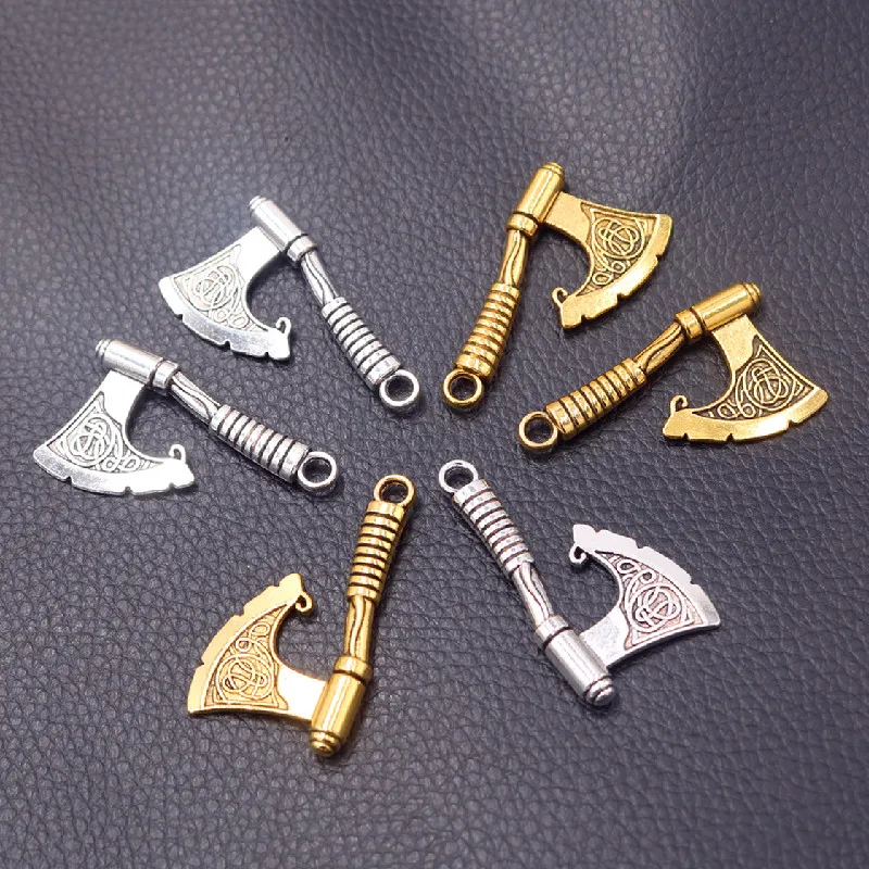 4 шт. Viking Томагавк подвеска ожерелье Браслеты DIY Подвески для изготовления