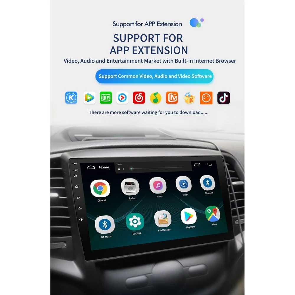 9 дюймов двойной шпиндель автомобильный Android плеер 8 1 9090 Wi Fi Bluetooth Камера рулевого