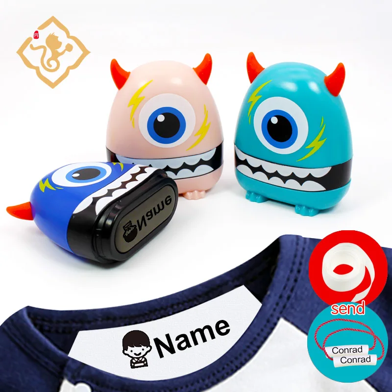 Штамп детский с именем на заказ игрушка сделай сам для детей номером телефона