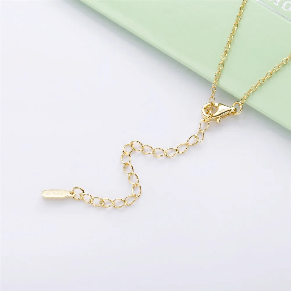 Moonmory 2018 Европейский Bijoux Femme серебро 925 пробы золотой цвет буквы Y W кулон ожерелье