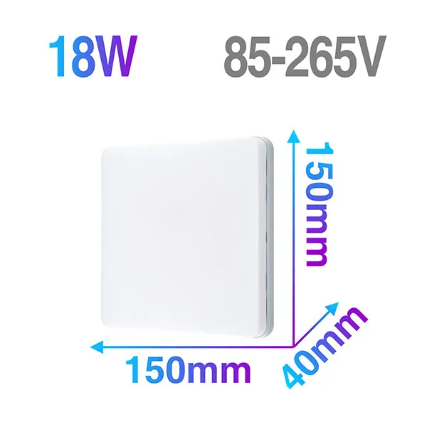 

MANVIV LIGHTING Потолочный светильник квадратный теплый/холодный белый 48 Вт