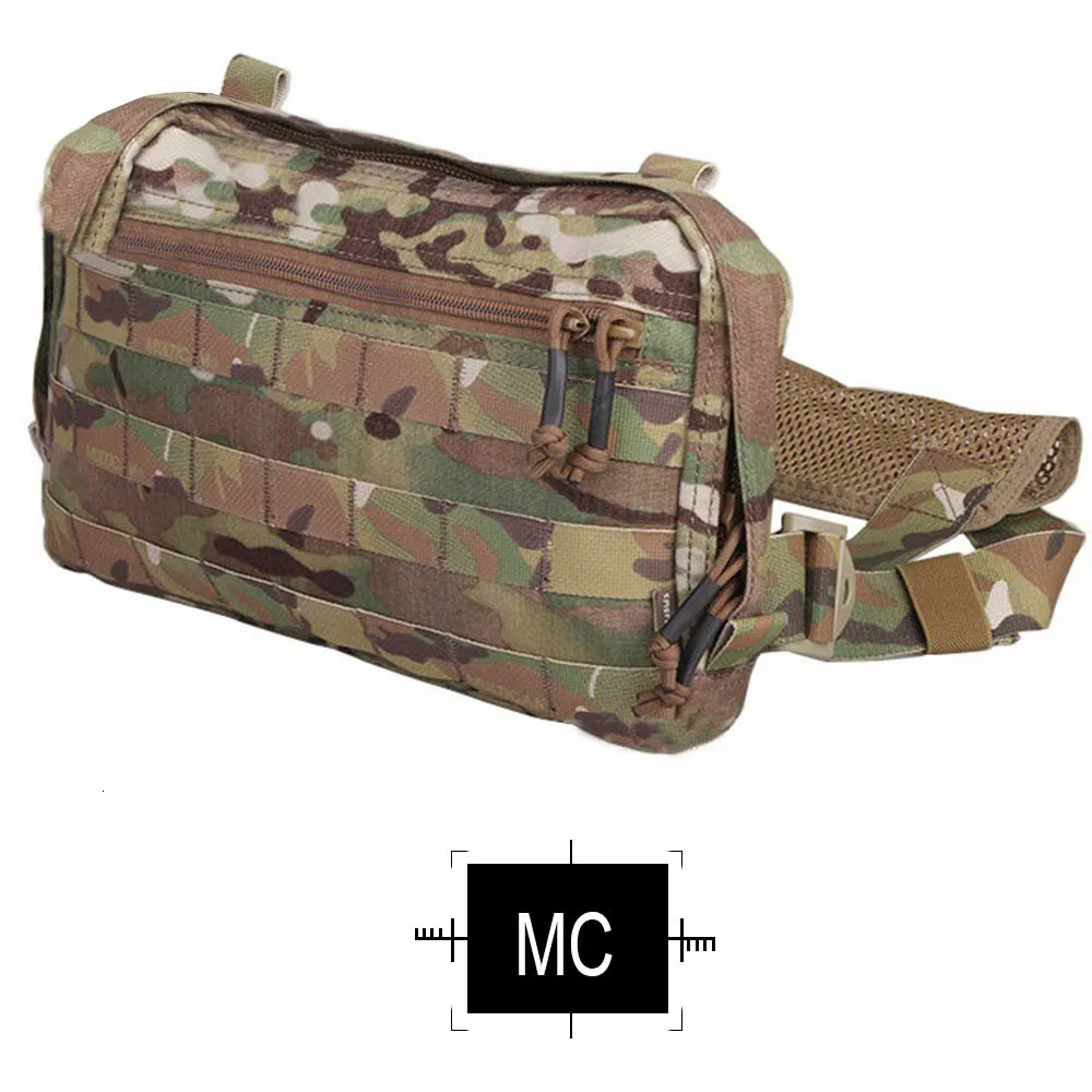 EMERSONGEAR EDC сумка нагрудная сумка Recon сумка для инструментов боевой тактический жилет сумка мультикам черный EM9285