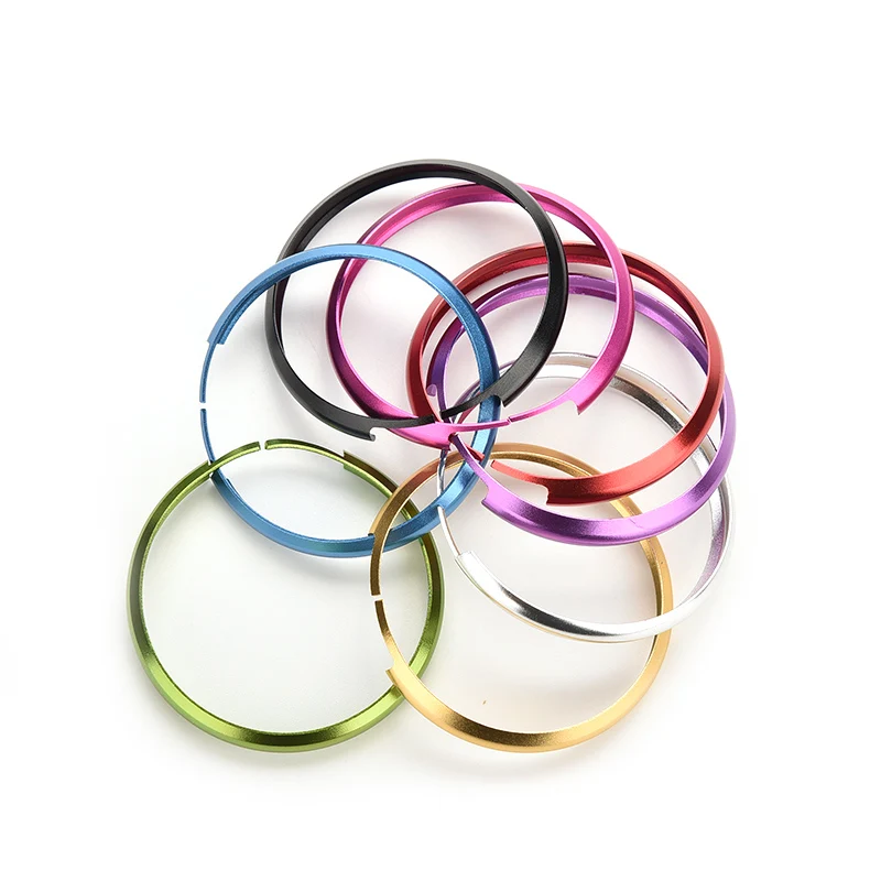 1 шт. 8 цветов алюминиевое кольцо для мини ключей брелок металлическое защитное