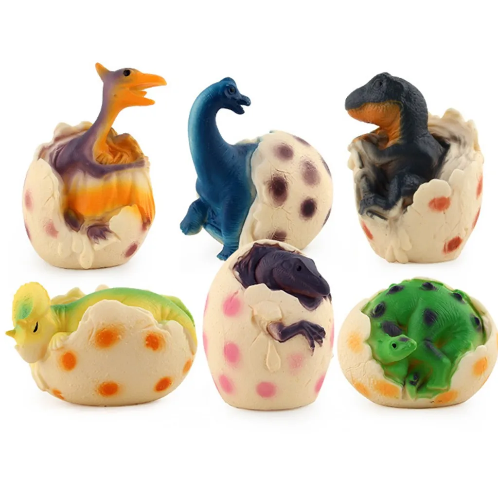 6 шт. детские игрушки в виде Яйца динозавра|Юный биолог| |