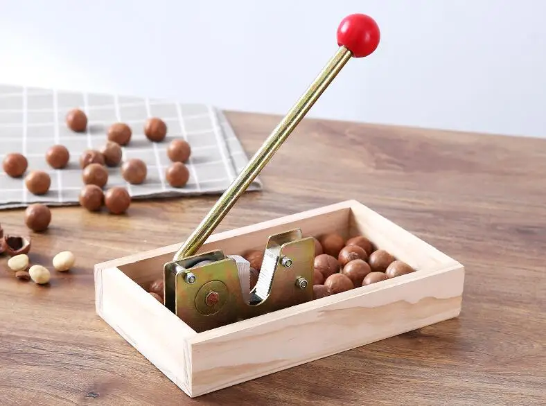 Ручная гайка Macadamia, гайка, машина для изготовления крекеров, орех, орех, Щелкунчик, гайка, инструмент для открывания орехов Macadamia, кухонные аксессуары