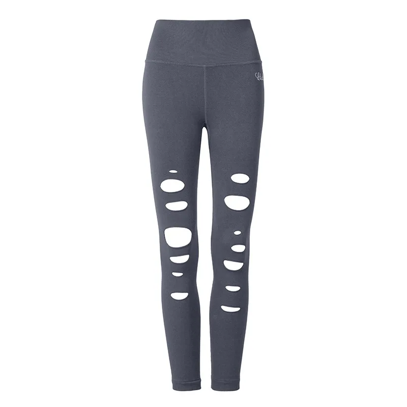 

Women Seamless Leggings Tummy Control Sports Yoga Pants High Waist Gym Workout Jogging Stretchy Compression Hollow Out Design