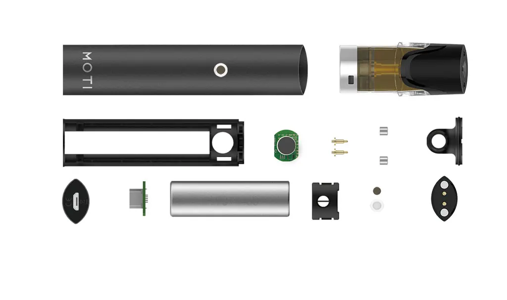 MOTI вейп многоразовый Vape комплект 1,8 мл вейп Pod 500 мАч батарея Портативный MOTI электронная сигарета-кальян ручка E-сигареты вейп Pod