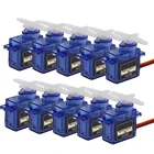 SG90 9g мини микро сервопривод MG90S металлическая Шестерня RC микро сервопривод тестер для RC 250 450 Вертолет самолет автомобиль Лодка робот