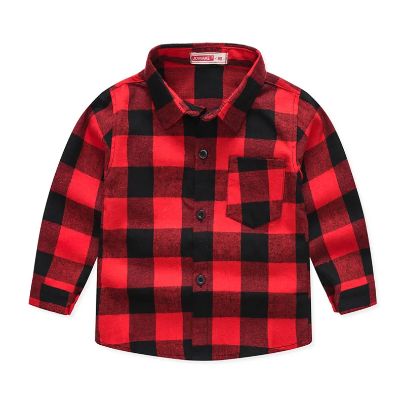 Детская одежда модная полосатая рубашка в клетку джентльменский стиль Одежда