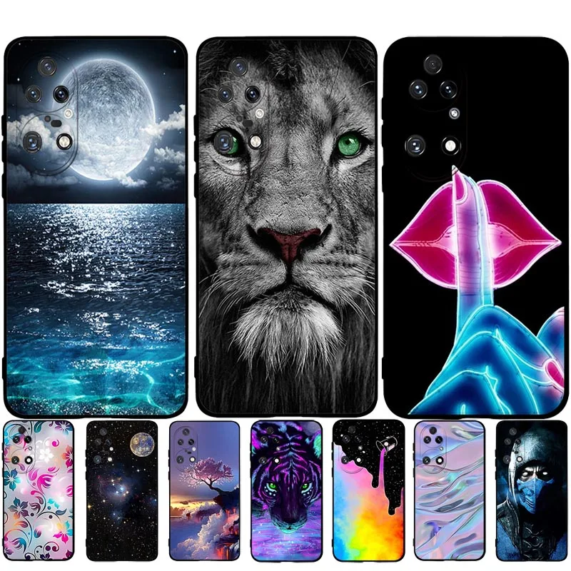 Противоударный чехол из ТПУ для Huawei P50 Pro силиконовый телефона задняя крышка P 50