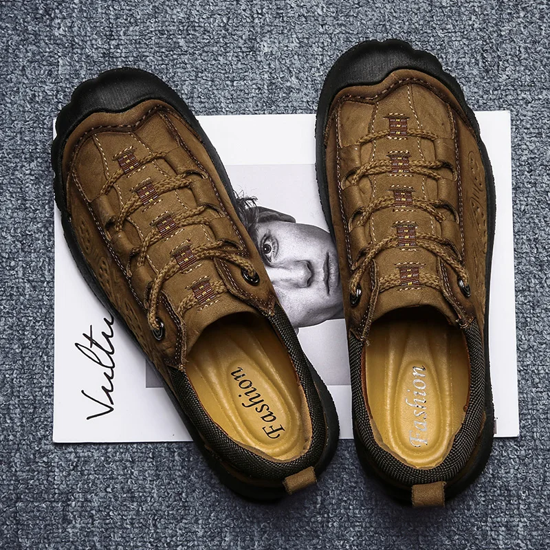 

Sneaker Casual Shoes 2020 New Men Shoes Casual Breathable Men's Sneakers Flat Sport Mens Leather Black Hot Sale Fashion Man