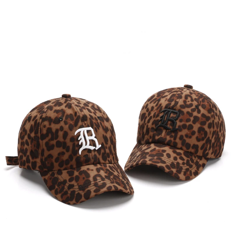 

Leopard Hat Outdoor Fashion Leisure Sunscreen Duck Tongue Hat Men's Baseball Cap Kpop Hip Hop Hats for Women Caps Apparel