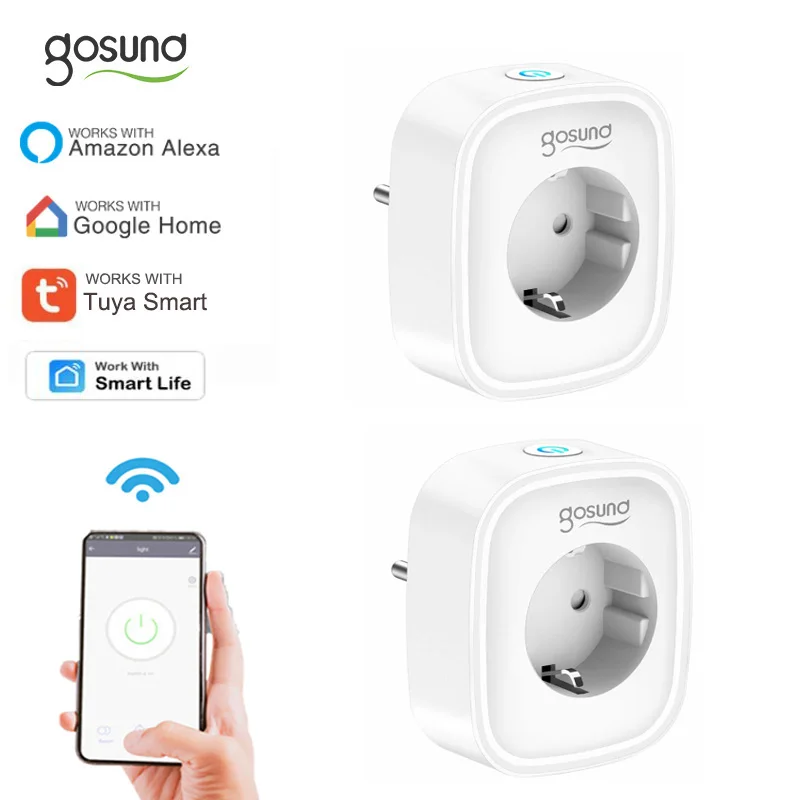 

Электрическая розетка с поддержкой Wi-Fi, 16 А