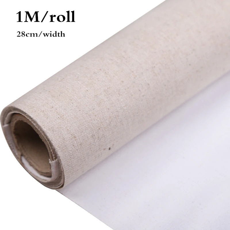 Профессиональный пустой холст для рисования Ширина 28 см/рулон многослойная