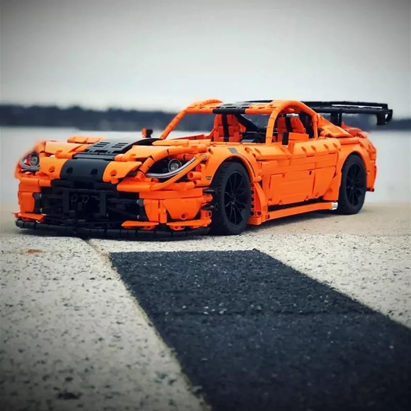 Only building blocks Новая технология серии Viper ACR MOC-13655 двойной монстр мотор спортивный автомобиль строительные блоки кирпичи diy игрушка подарок на день рождения Рождество - Цвет: Only building blocks